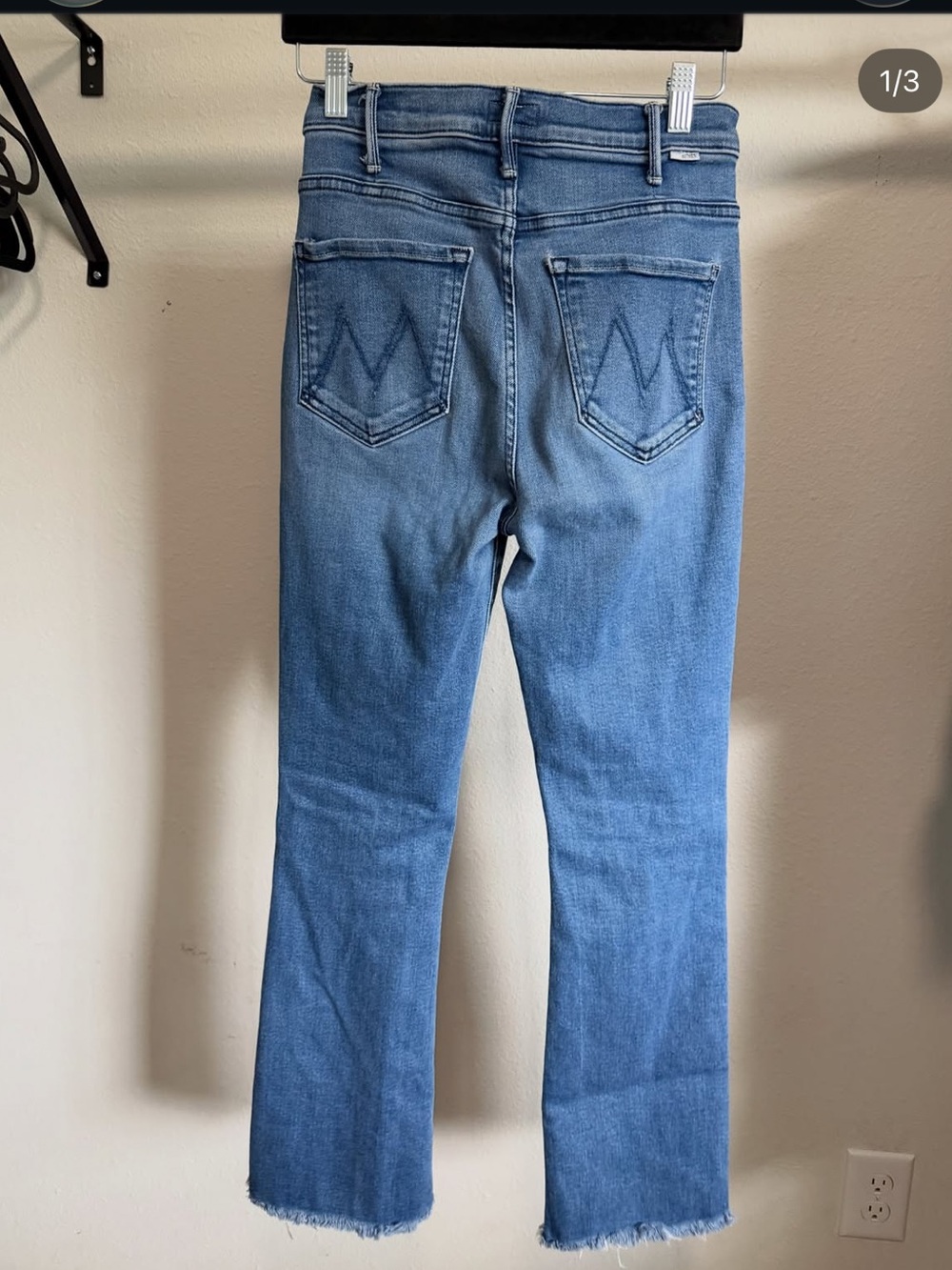 MOTHER Light Blue Women’s Straight-Leg Jeans